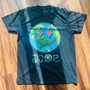 J Balvin Shirt Small Clouds Smiley Tee Jose Tour Black ABC